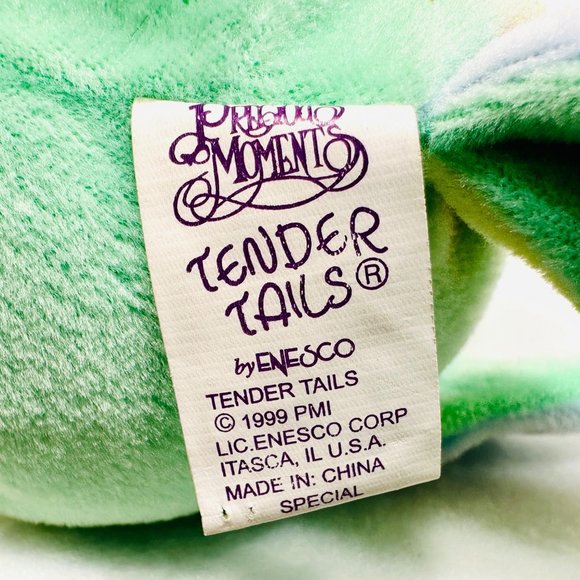 Vintage Precious Moments Tender Tails Parrot Plush/Beanie Toy - Picture 10 of 10